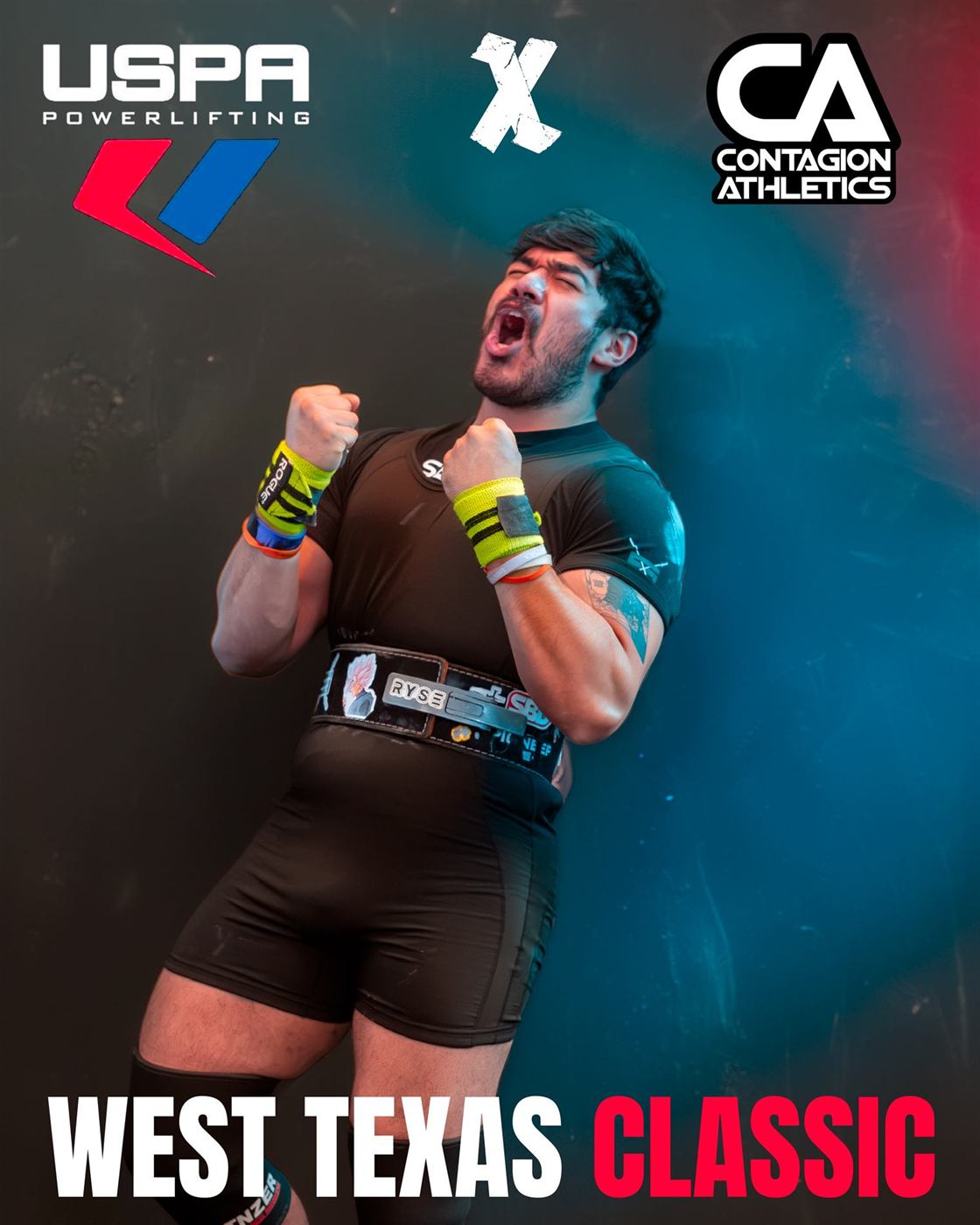 West Texas Classic promo graphic, USPA x Contagion Athletics